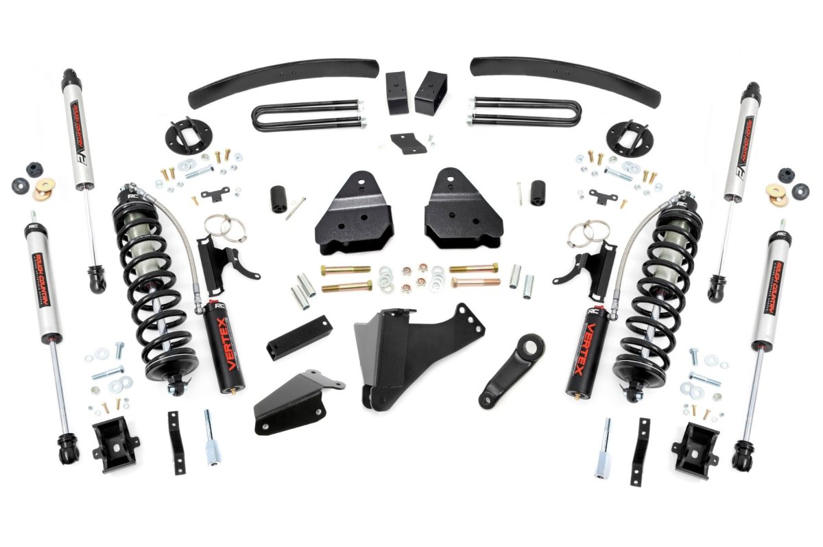 Ford F-250 Super Duty Suspension Lift Kit - Rough Country - 6 Inch | Diesel | Coilover V2 - '05-'07